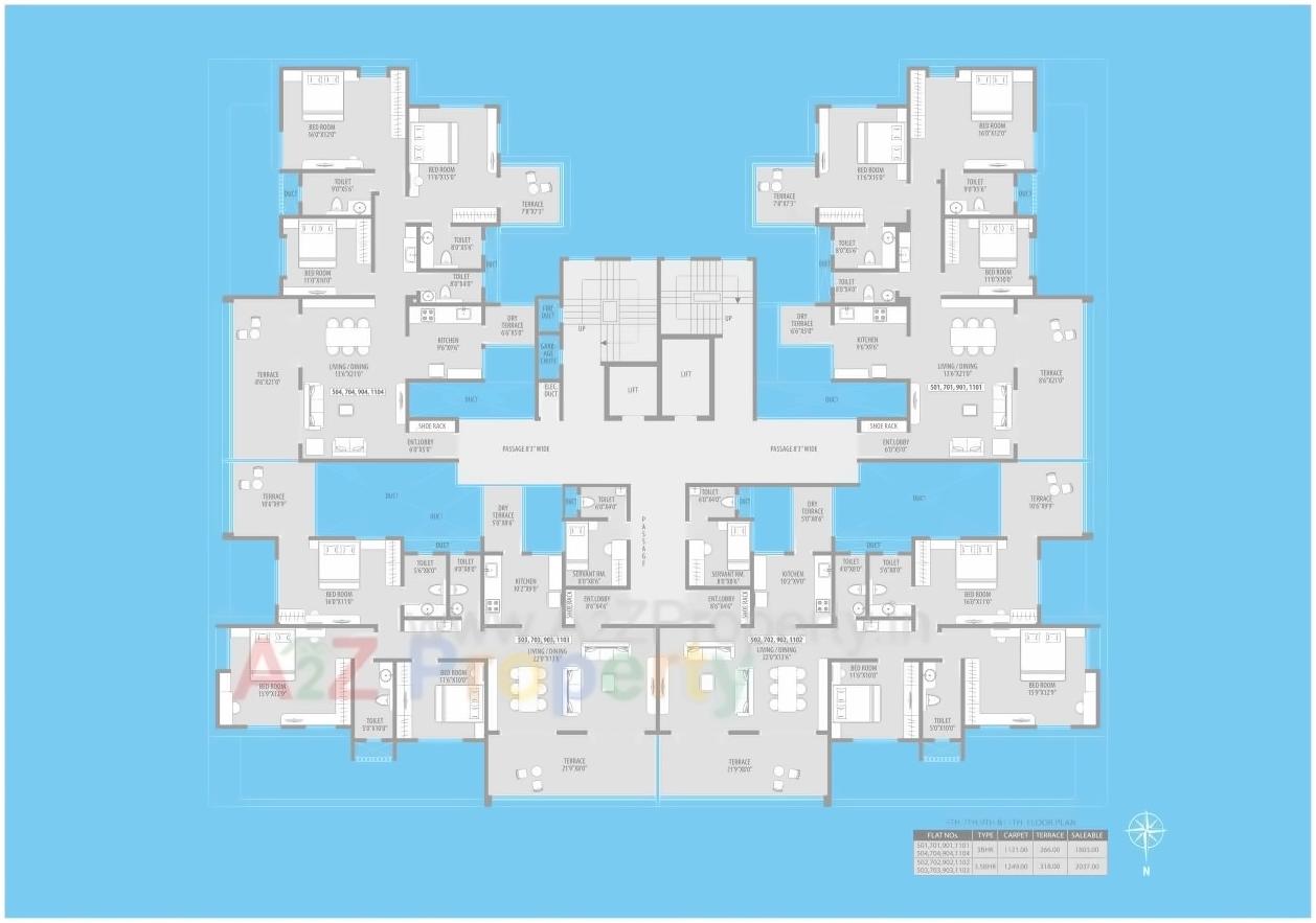 Layout of real estate project Citta Giardino located at Pune-m-corp, Pune, Maharashtra