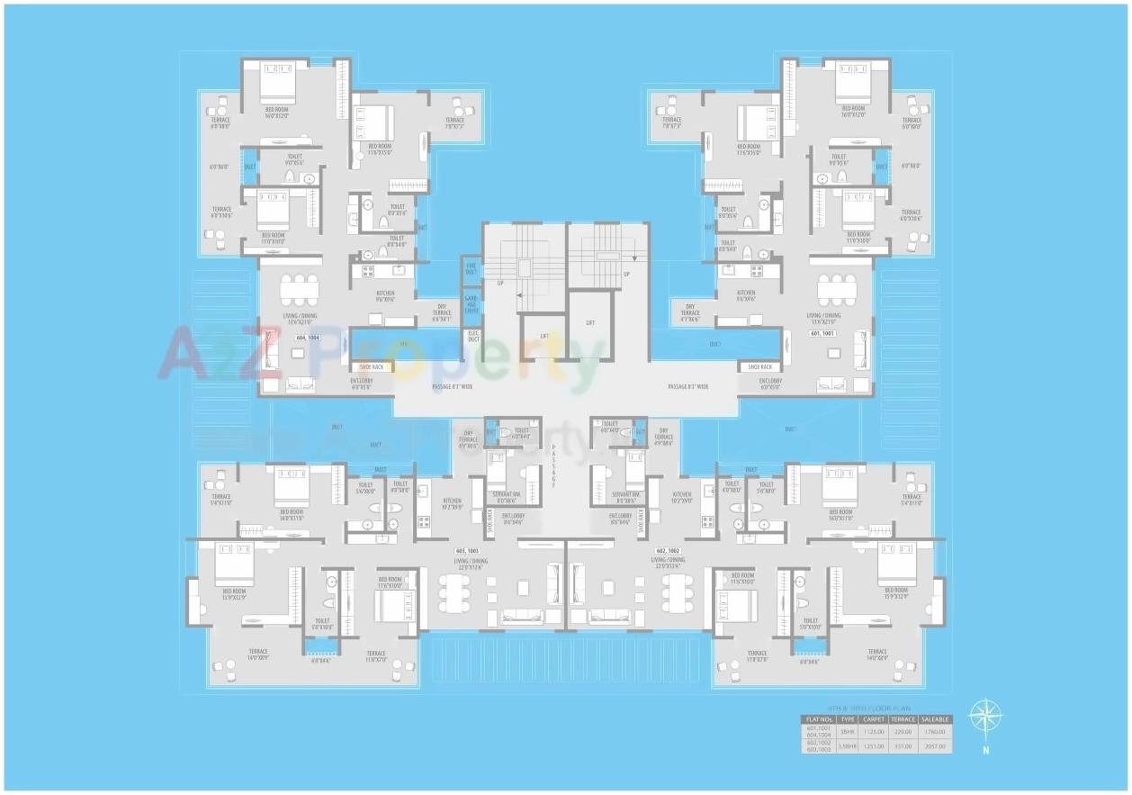 Layout of real estate project Citta Giardino located at Pune-m-corp, Pune, Maharashtra