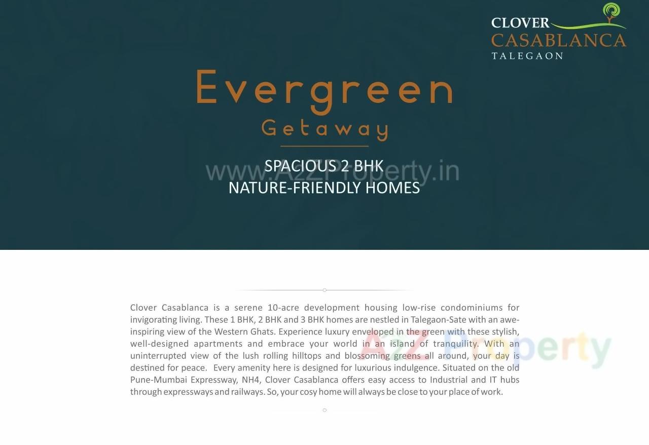  of real estate project Clover Casablanca located at Sate, Pune, Maharashtra