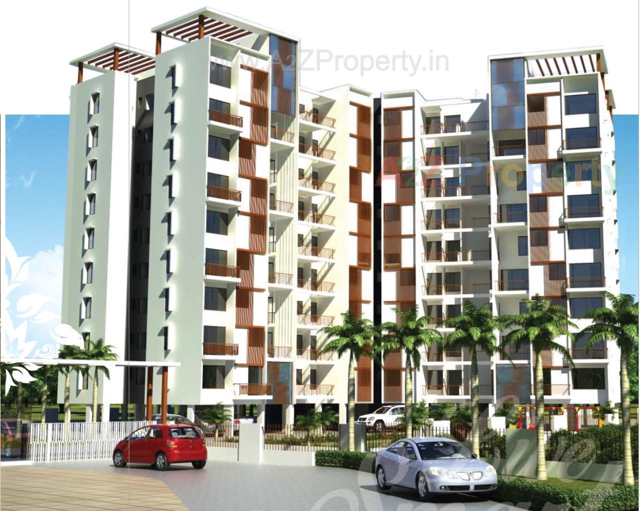 3D Elevation of real estate project Courtyard located at Pimpri-chinchawad-m-corp, Pune, Maharashtra