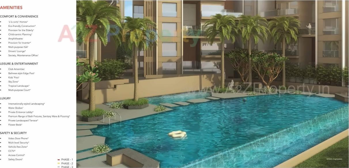 3D Elevation of real estate project Courtyard One located at Wakad, Pune, Maharashtra