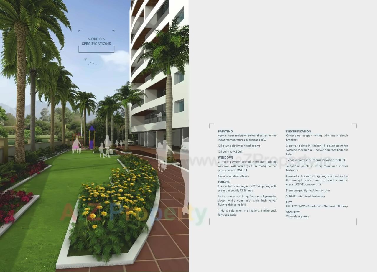 3D Elevation of real estate project Courtyard located at Pashan, Pune, Maharashtra