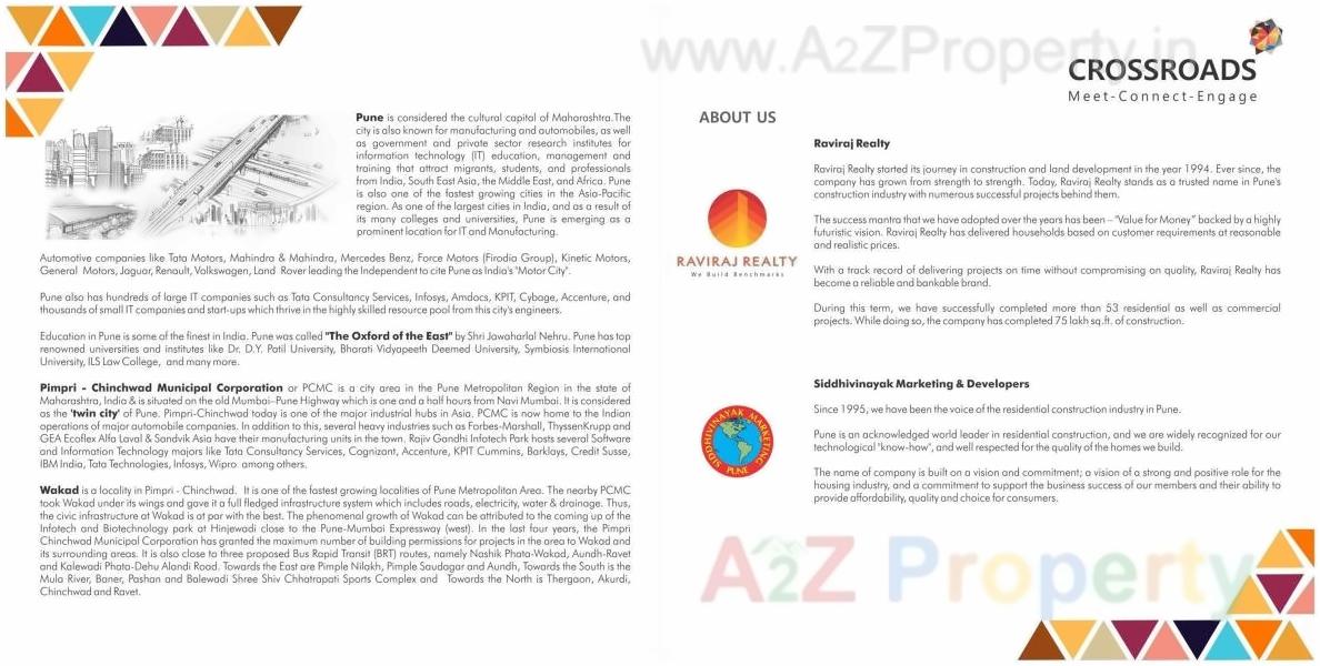 of real estate project Crossroads located at Wakad, Pune, Maharashtra
