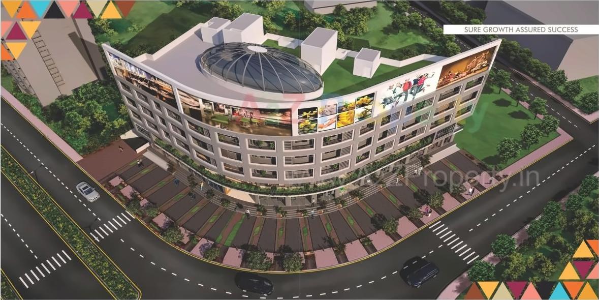 3D Elevation of real estate project Crossroads located at Wakad, Pune, Maharashtra