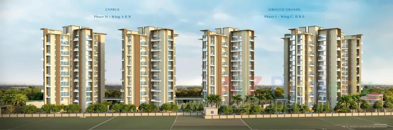 3D Elevation of real estate project Cyprus located at Punawale, Pune, Maharashtra