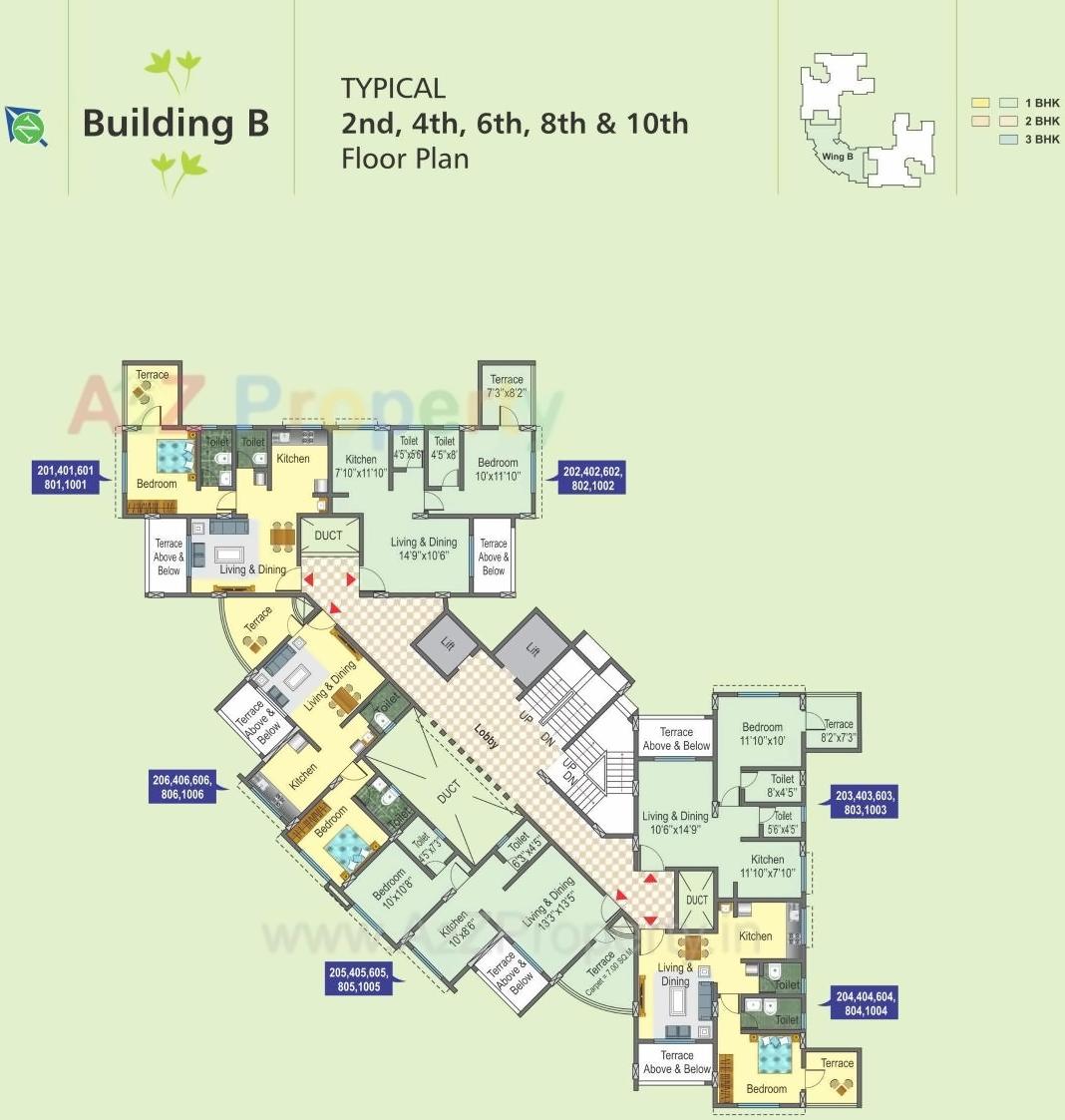 Layout of real estate project D B Ganjave Park located at Pune-m-corp, Pune, Maharashtra