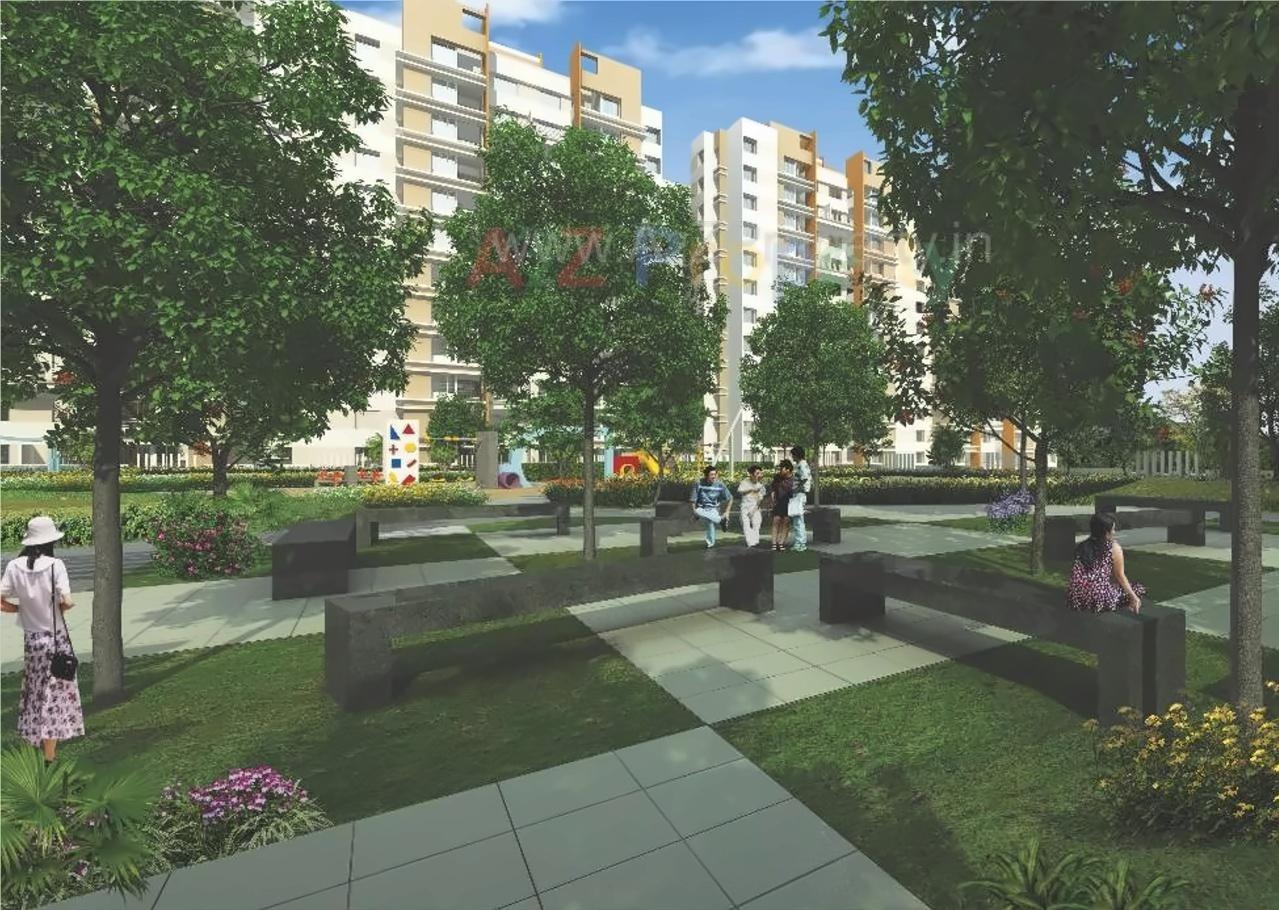 3D Elevation of real estate project Daffodils Avenue located at Somatane, Pune, Maharashtra