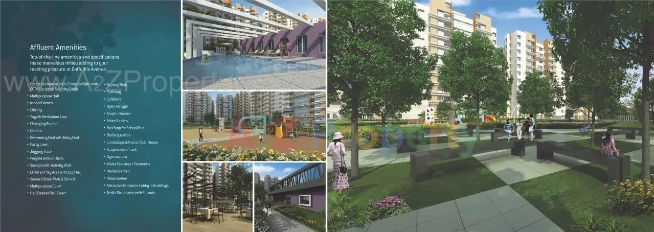 3D Elevation of real estate project Daffodils Avenue located at Somatane, Pune, Maharashtra