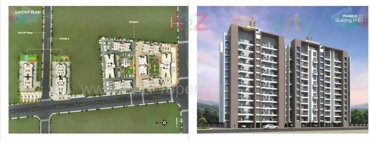 3D Elevation of real estate project Destination Ostia located at Pimpri-chinchawad-m-corp, Pune, Maharashtra