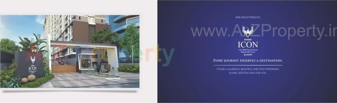 3D Elevation of real estate project Dhara Icon located at Pimpri-chinchawad-m-corp, Pune, Maharashtra