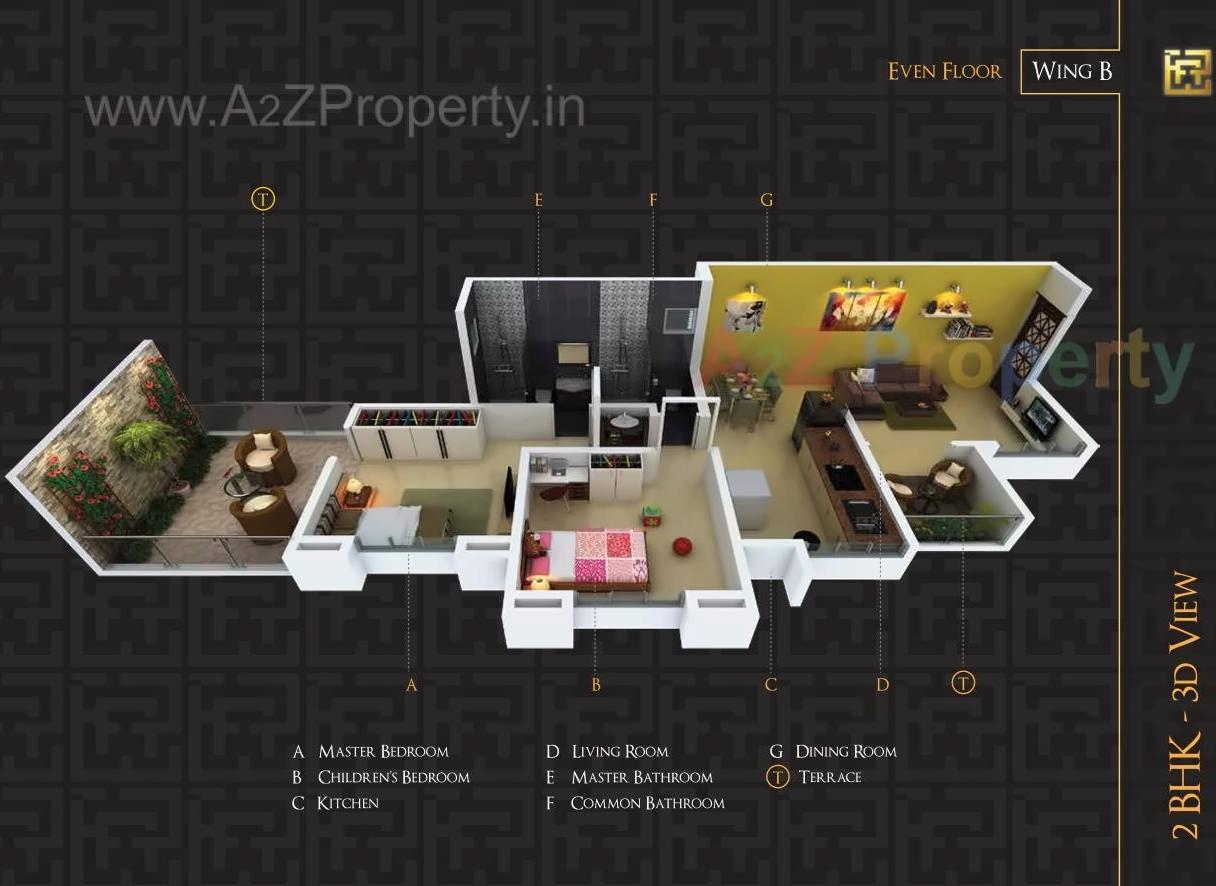 Layout of real estate project Dnv Arcelia located at Pimpri-chinchawad-m-corp, Pune, Maharashtra