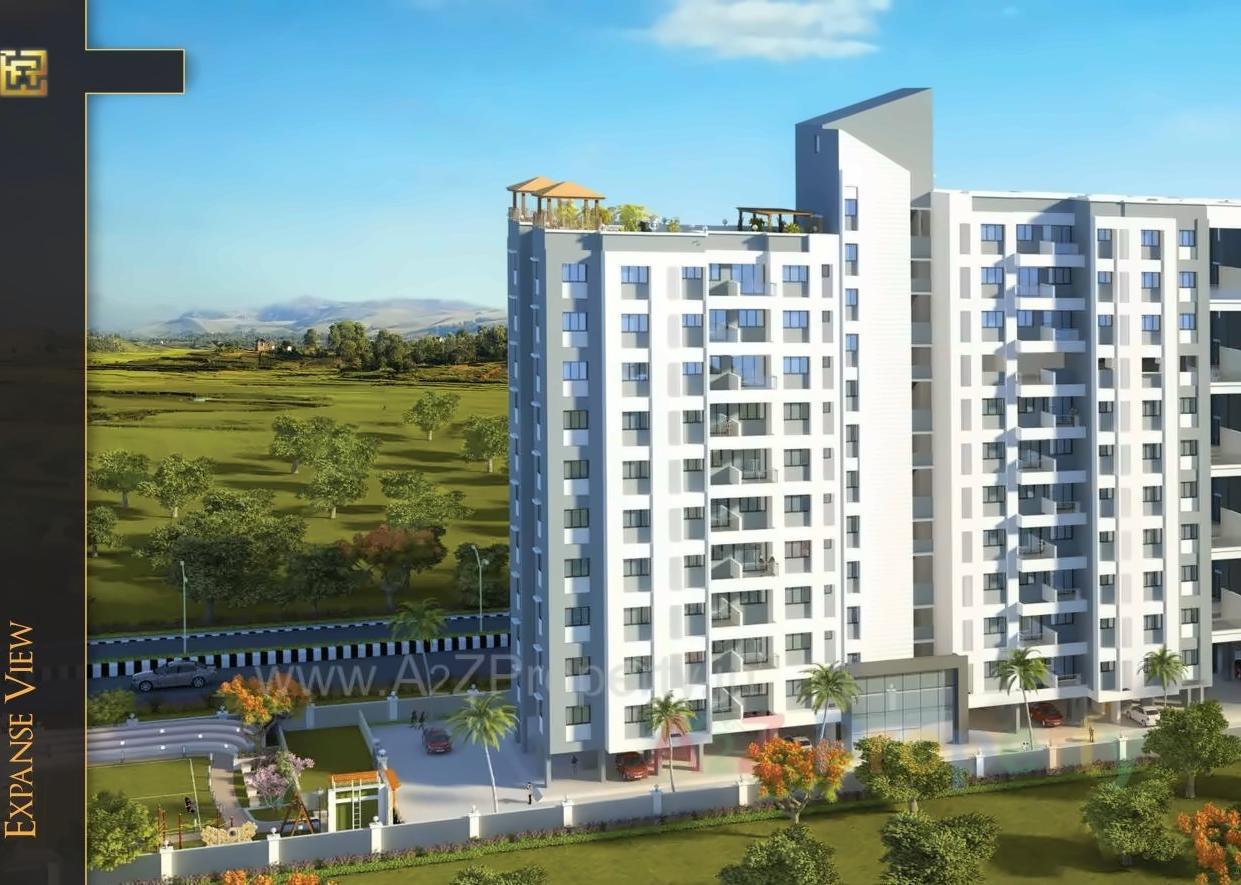 3D Elevation of real estate project Dnv Arcelia located at Pimpri-chinchawad-m-corp, Pune, Maharashtra