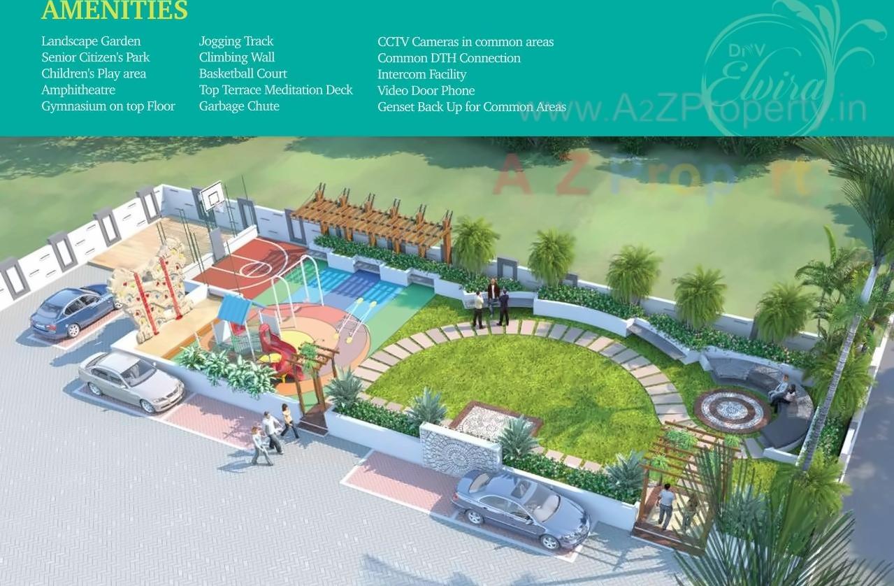 3D Elevation of real estate project Dnv Elvira located at Tathwade, Pune, Maharashtra