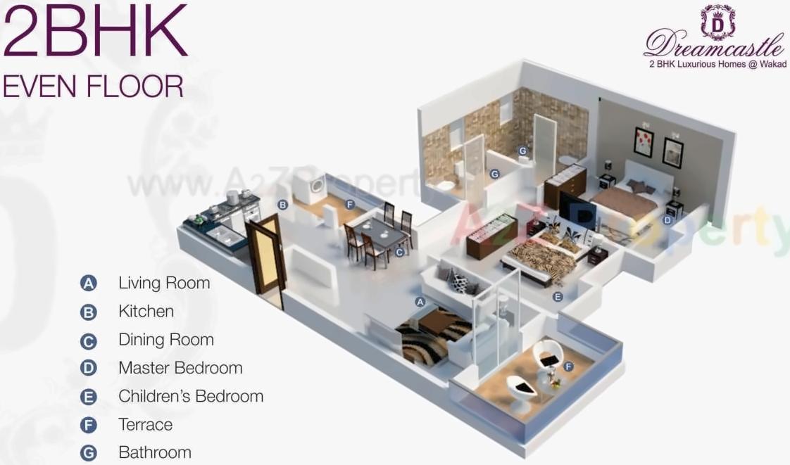  of real estate project Dreamcastle located at Wakad, Pune, Maharashtra
