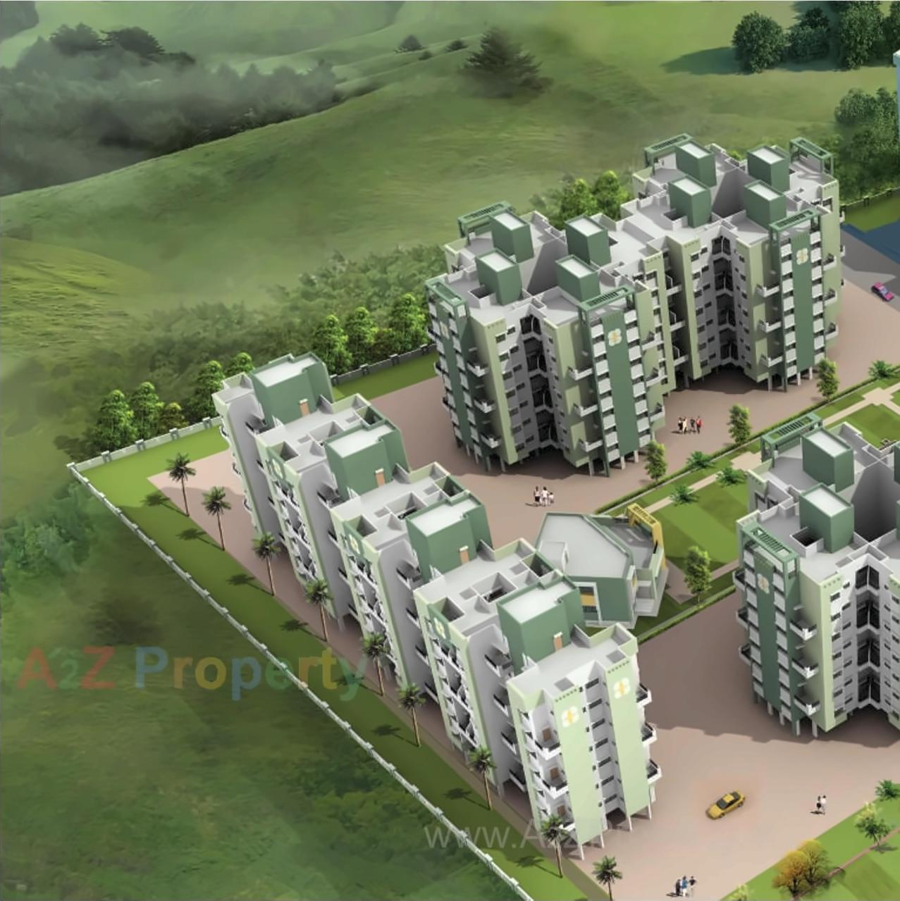 3D Elevation of real estate project Dreams Sankalp L Ms located at Wagholi, Pune, Maharashtra