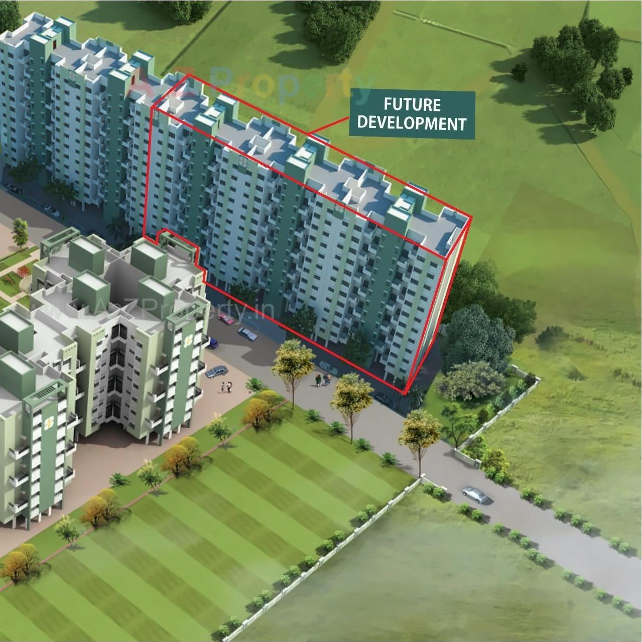3D Elevation of real estate project Dreams Sankalp L Ms located at Wagholi, Pune, Maharashtra