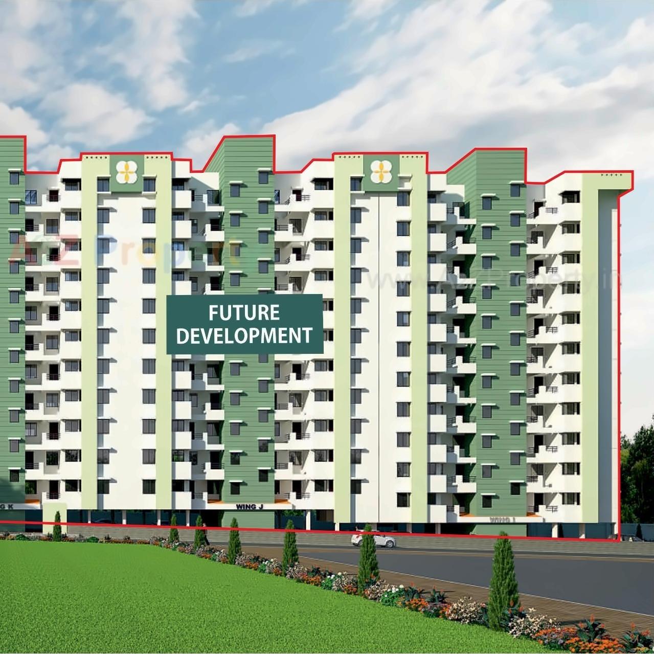 3D Elevation of real estate project Dreams Sankalp L Ms located at Wagholi, Pune, Maharashtra