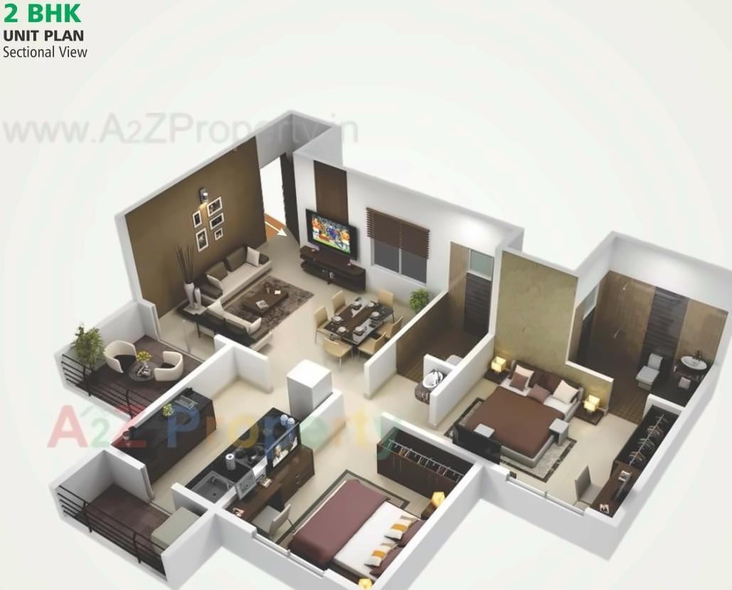 Layout of real estate project Dsk Anandghan located at Dhayari-part, Pune, Maharashtra