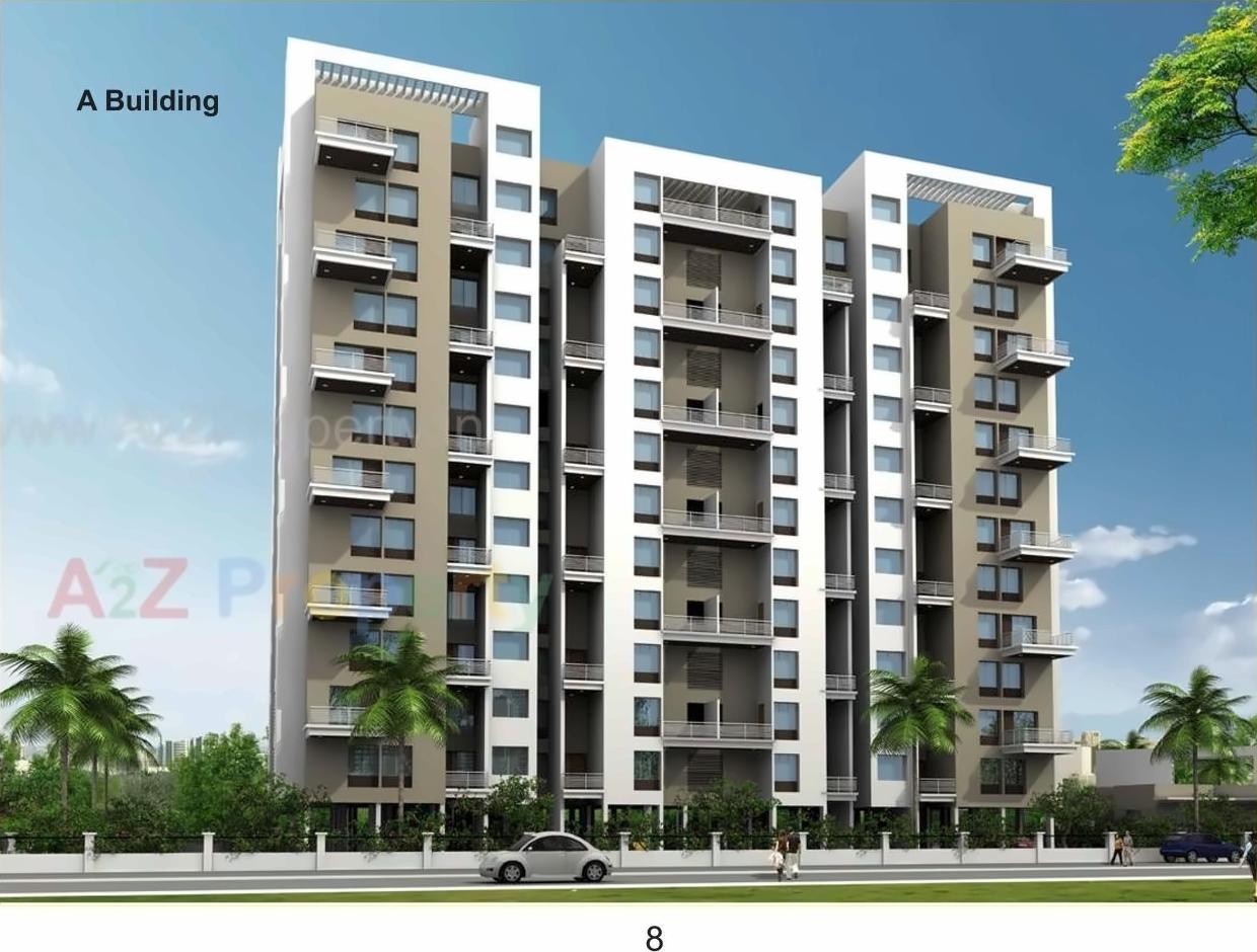 3D Elevation of real estate project Durvankur Residency located at Wagholi, Pune, Maharashtra