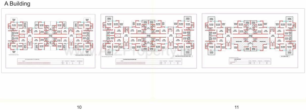 Layout of real estate project Durvankur Residency located at Wagholi, Pune, Maharashtra