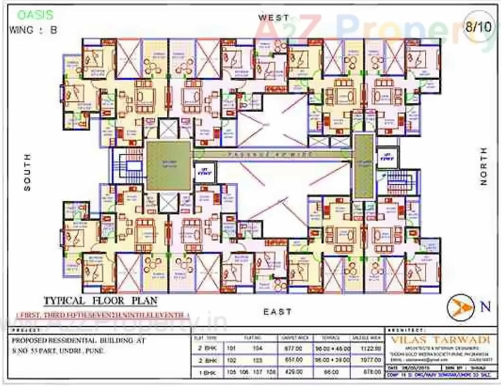 Layout of real estate project Dynamic Oasis located at Undri, Pune, Maharashtra