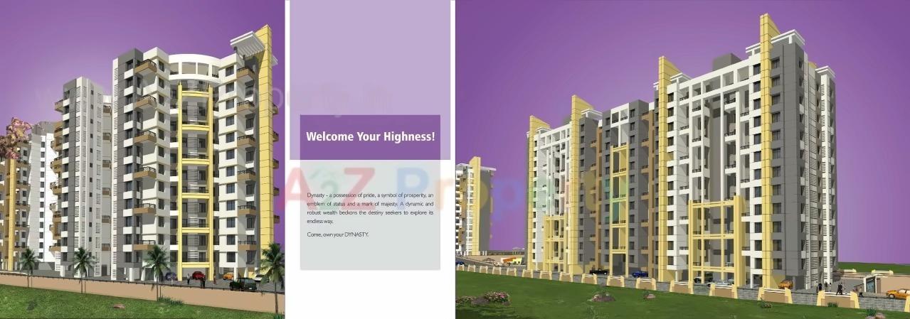 3D Elevation of real estate project Dynasty located at Pimpri-chinchawad-m-corp, Pune, Maharashtra