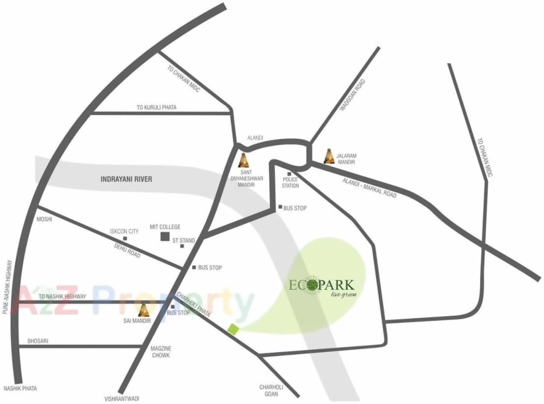  of real estate project Eco Park located at Charholi, Pune, Maharashtra