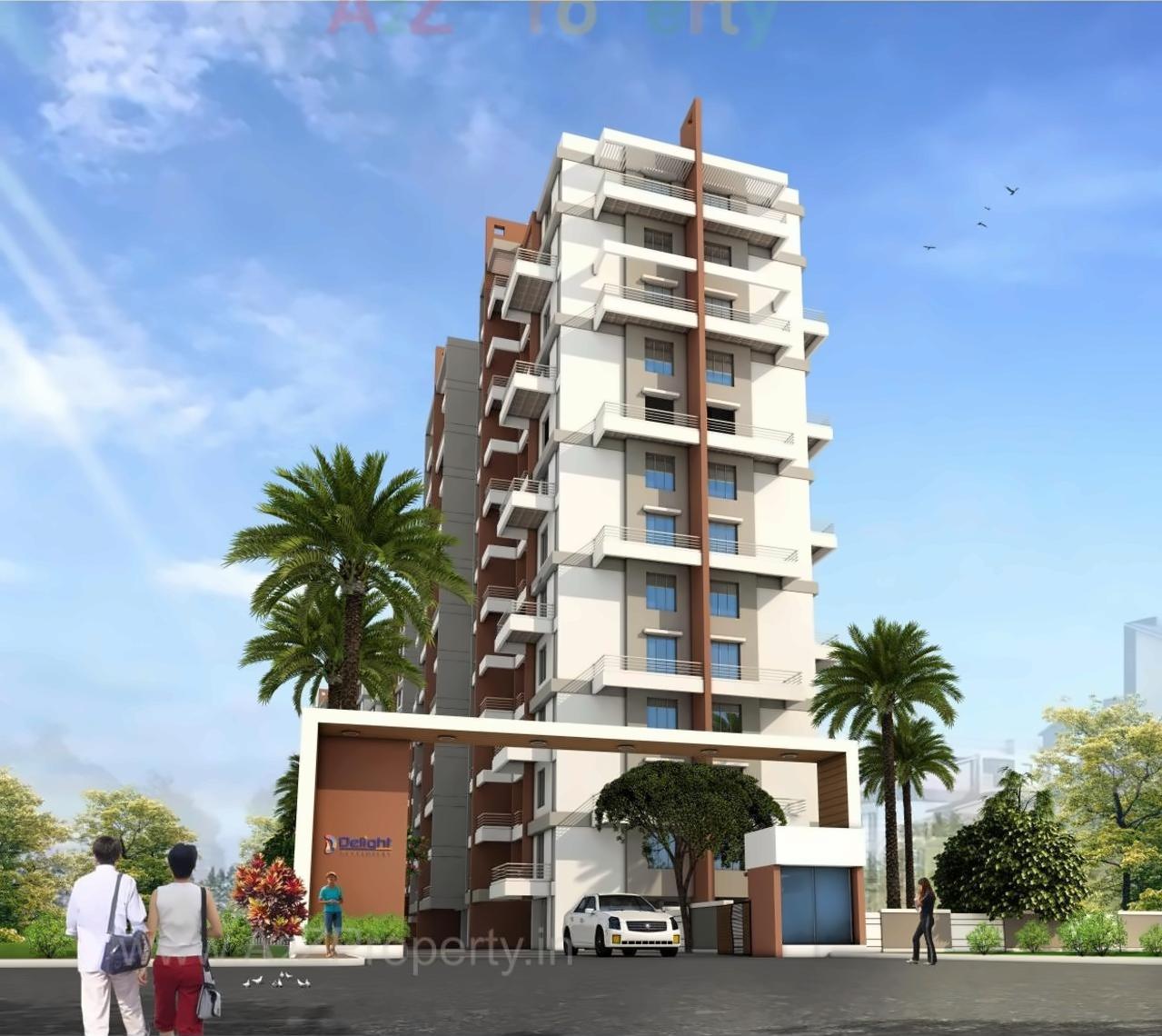 3D Elevation of real estate project Eco Park located at Charholi, Pune, Maharashtra