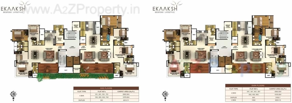 Layout of real estate project Ekaaksh located at Pune-m-corp, Pune, Maharashtra