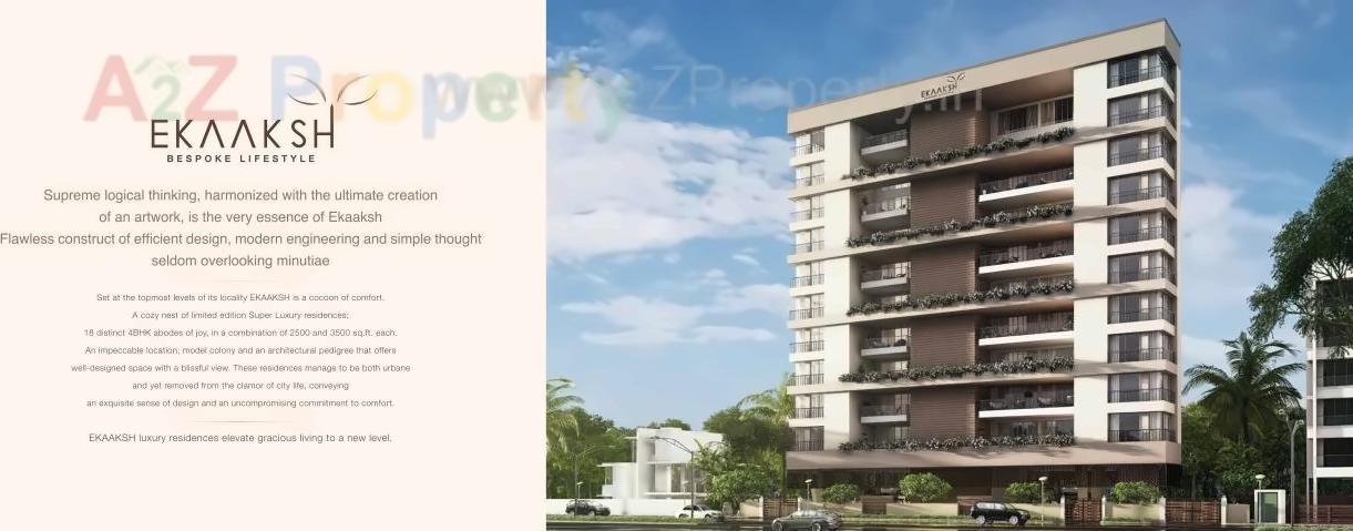 3D Elevation of real estate project Ekaaksh located at Pune-m-corp, Pune, Maharashtra