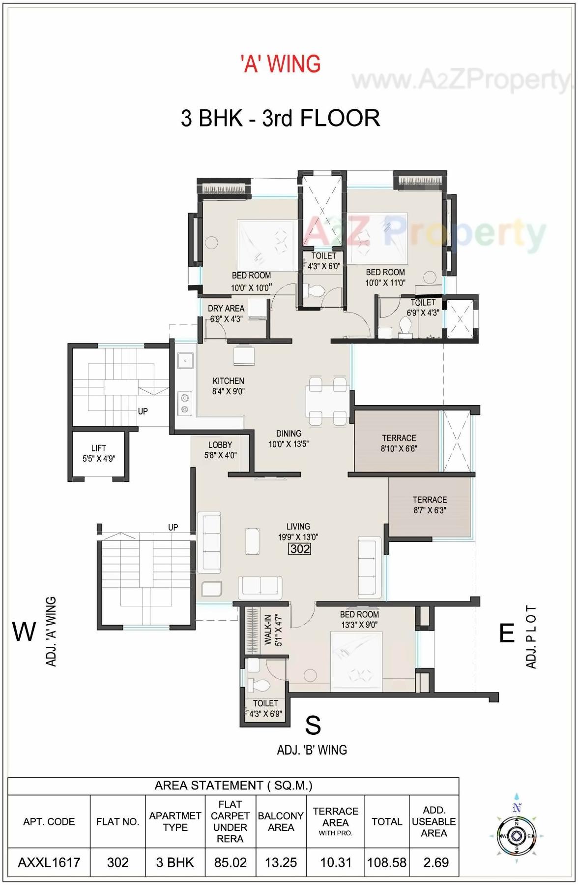 Layout of real estate project Ekdant located at Kothrud, Pune, Maharashtra