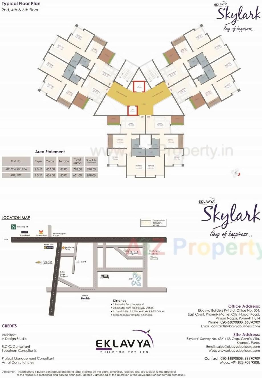 of real estate project Eklavya Skylark located at Pune-m-corp, Pune, Maharashtra