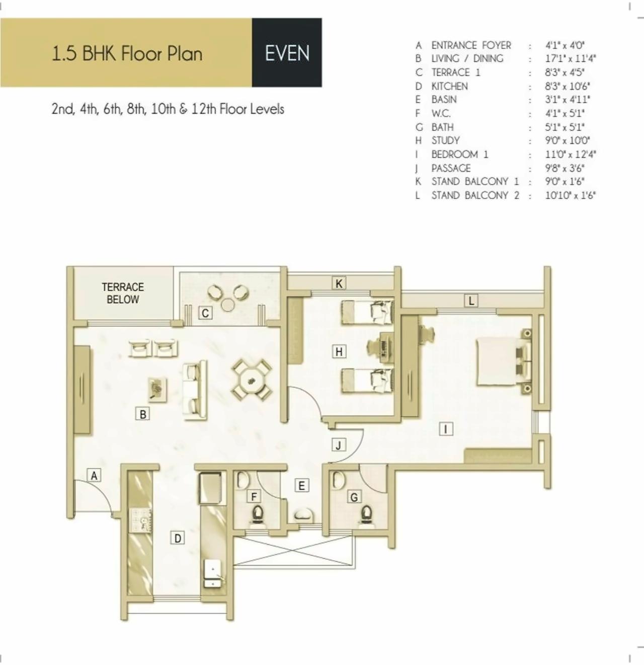 Layout of real estate project Elementa located at Tathwade, Pune, Maharashtra