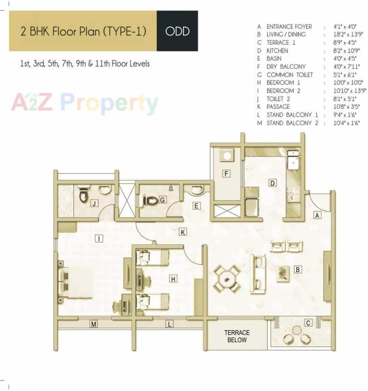 Layout of real estate project Elementa located at Tathwade, Pune, Maharashtra