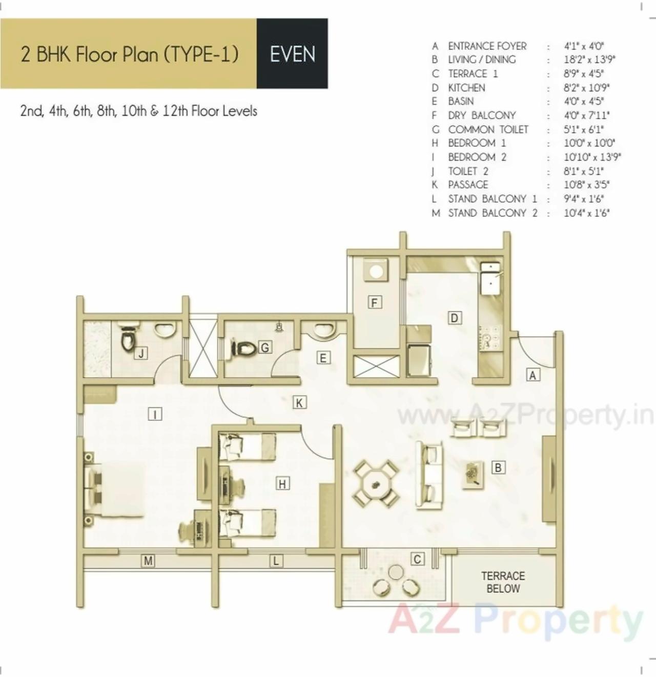 Layout of real estate project Elementa located at Tathwade, Pune, Maharashtra