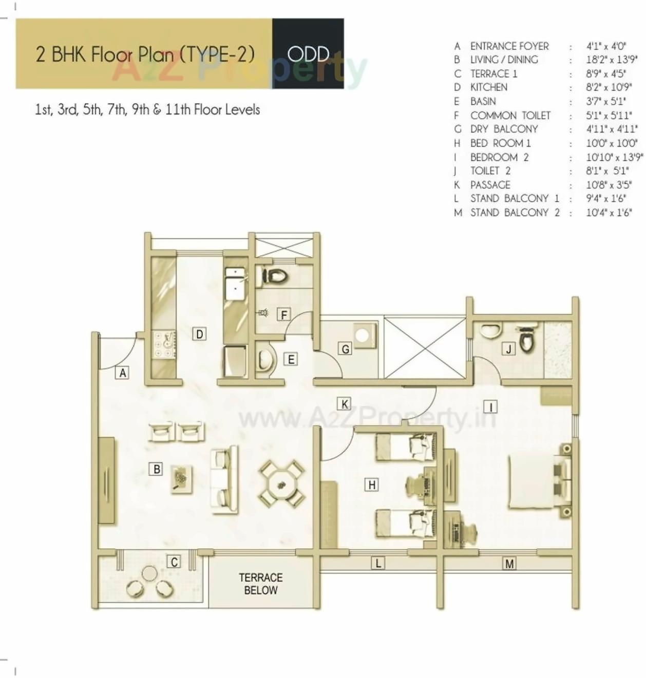 Layout of real estate project Elementa located at Tathwade, Pune, Maharashtra