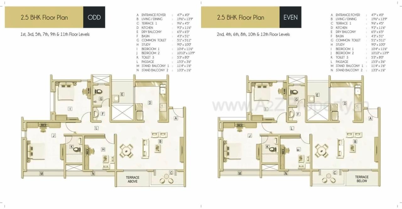 Layout of real estate project Elementa located at Tathwade, Pune, Maharashtra
