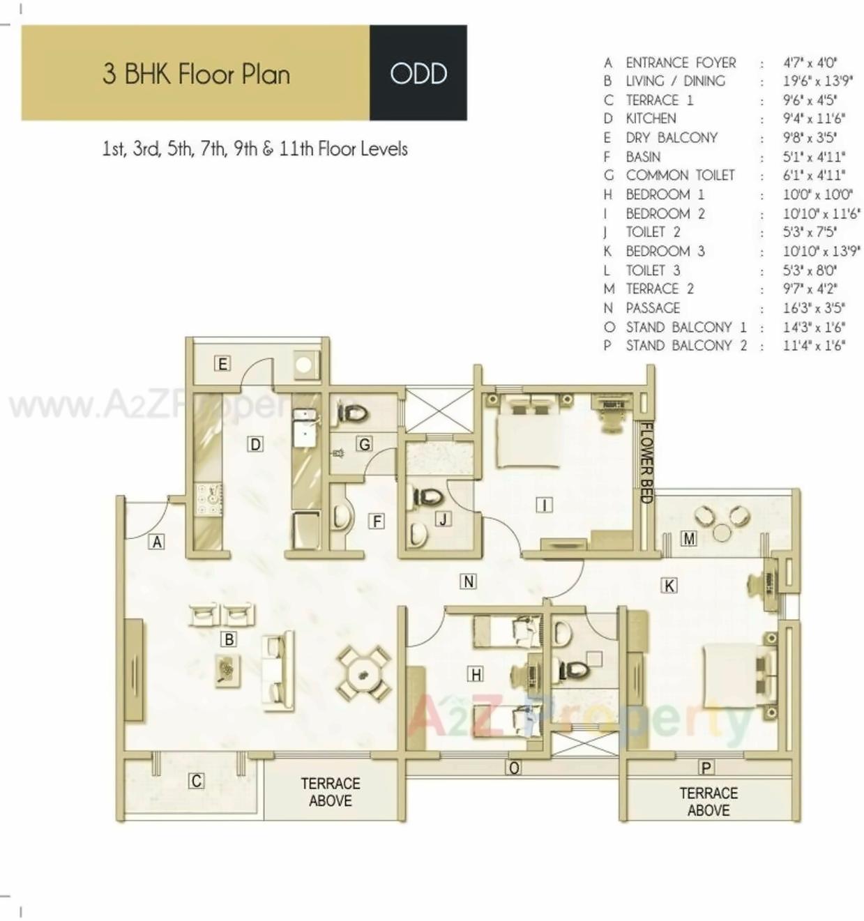 Layout of real estate project Elementa located at Tathwade, Pune, Maharashtra