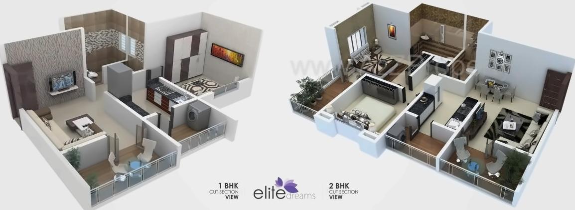 Layout of real estate project Elite Dreams located at Fursungi, Pune, Maharashtra