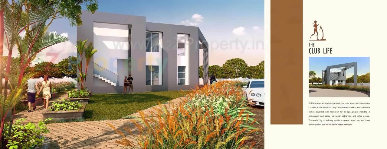 3D Elevation of real estate project Ellanza located at Wadgaon-bk, Pune, Maharashtra
