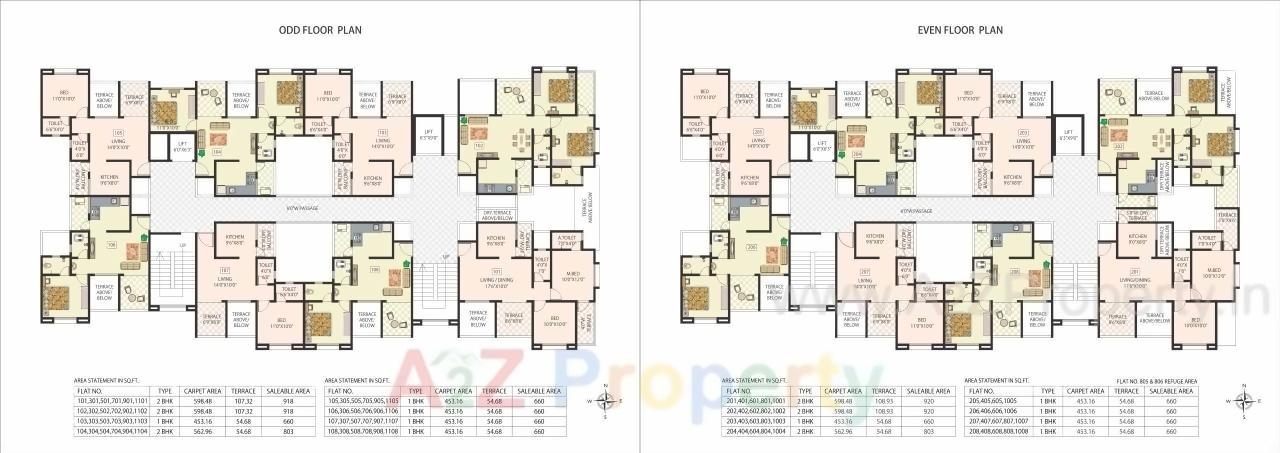 Layout of real estate project Emerald located at Wakad, Pune, Maharashtra
