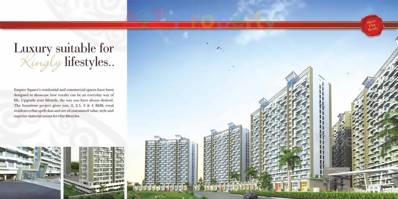 3D Elevation of real estate project Empire Square located at Pimpri-chinchawad-m-corp, Pune, Maharashtra