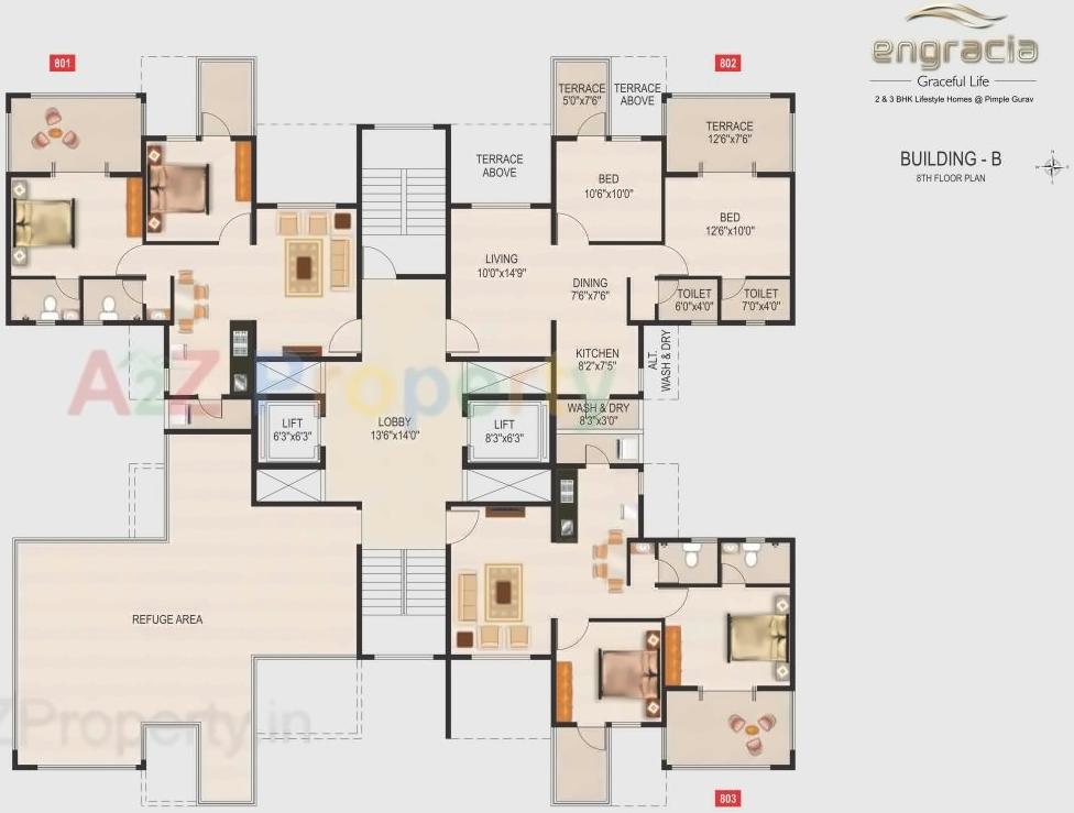 Layout of real estate project Engracia located at Pimpale-gurav, Pune, Maharashtra