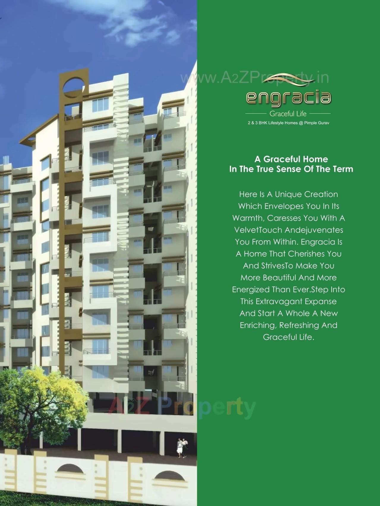 3D Elevation of real estate project Engracia located at Pimpale-gurav, Pune, Maharashtra