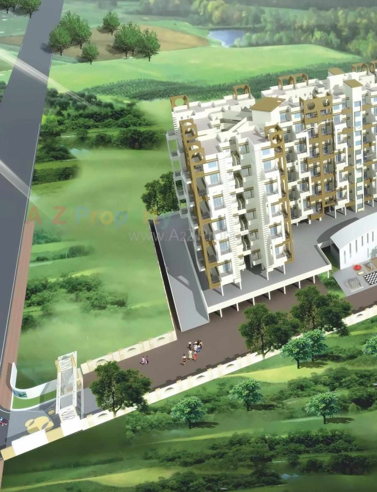 3D Elevation of real estate project Engracia located at Pimpale-gurav, Pune, Maharashtra