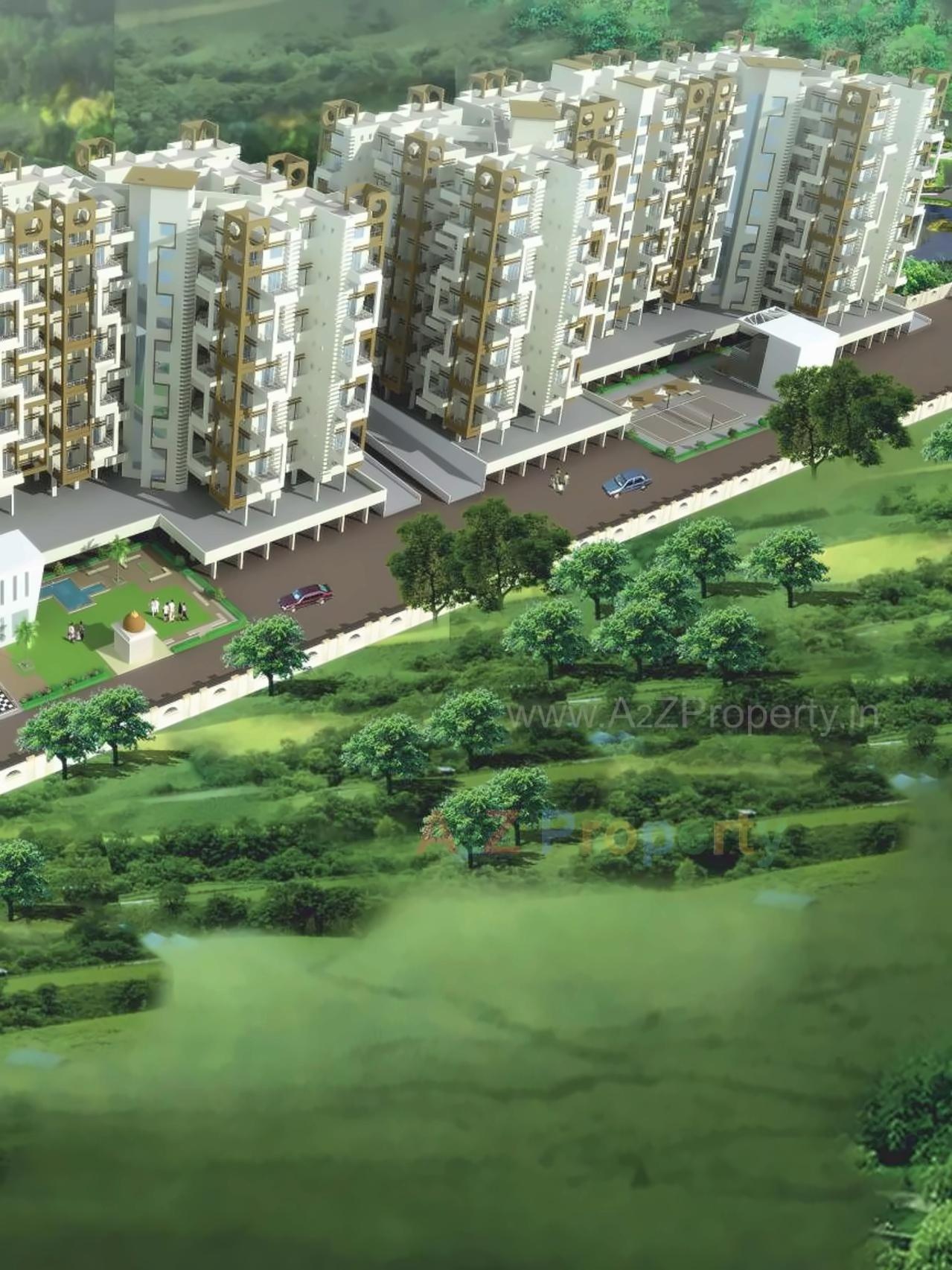 3D Elevation of real estate project Engracia located at Pimpale-gurav, Pune, Maharashtra