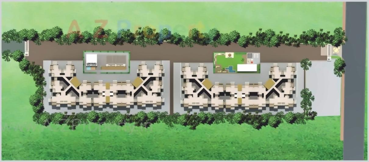 Layout of real estate project Engracia located at Pimpale-gurav, Pune, Maharashtra