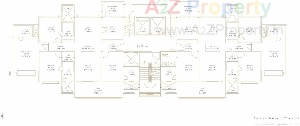 Layout of real estate project Epitome located at Wakad, Pune, Maharashtra