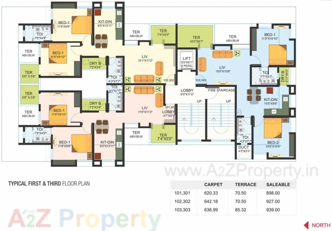 Layout of real estate project Erande Hills located at Kharadi, Pune, Maharashtra