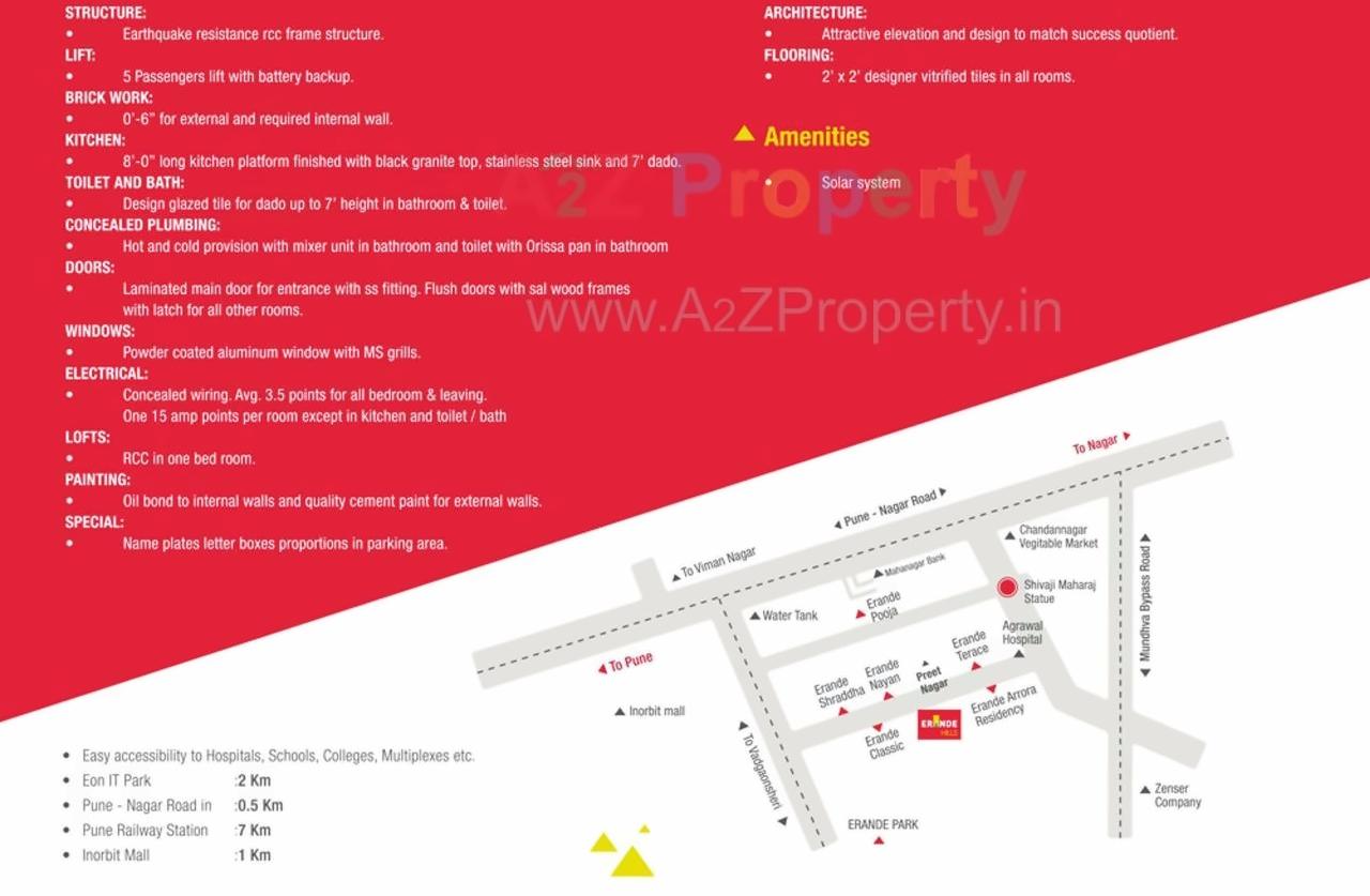  of real estate project Erande Hills located at Kharadi, Pune, Maharashtra